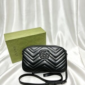 Gucci GG Marmont Small Camera Bag Black